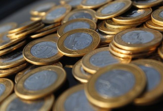 Moedas de 1 real no Rio de Janeiro