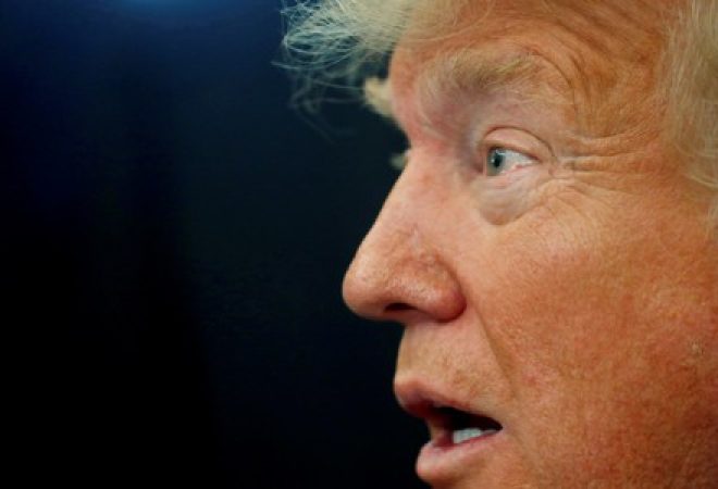 Presidente dos EUA, Donald Trump, em Washington