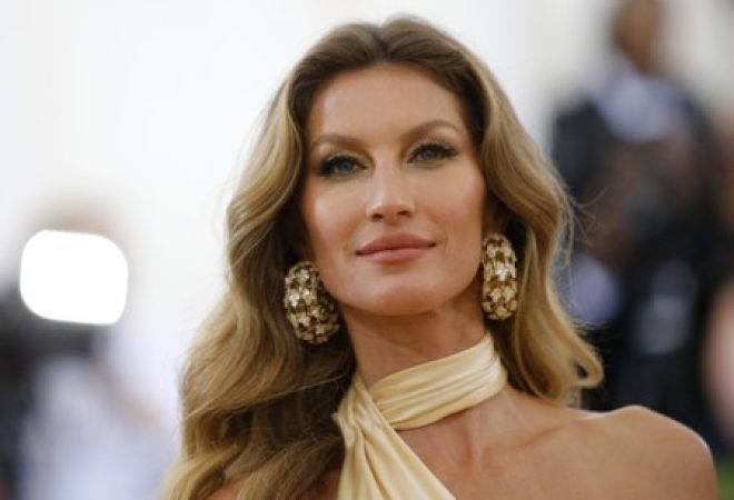 Modelo Gisele Bündchen em Nova York