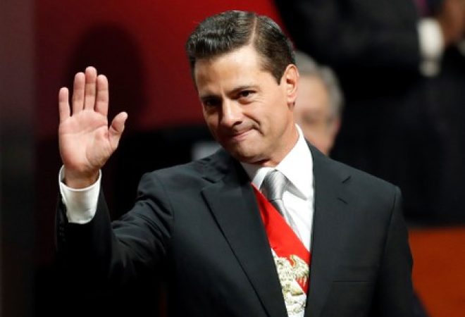 Ex-presidente mexicano Enrique Peña Nieto na Cidade do México