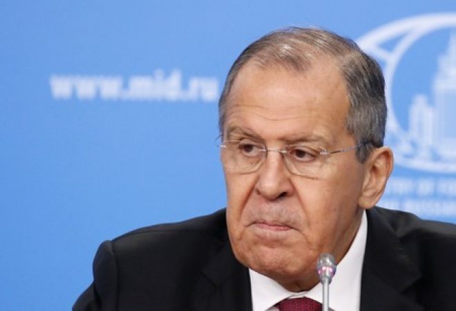 Ministro de Relações Exteriores russo, Sergei Lavrov