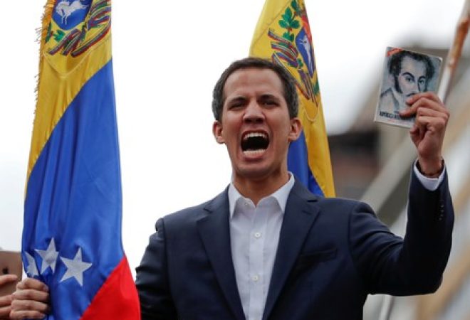 Líder da oposição venezuelana, Juan Guaidó