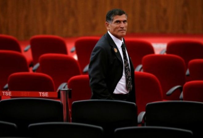Ministro da Secretaria de Governo, general da reserva Carlos Alberto Santos Cruz, em Brasília