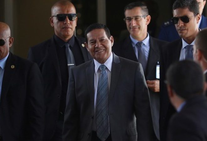 Hamilton Mourão no Palácio do Planalto