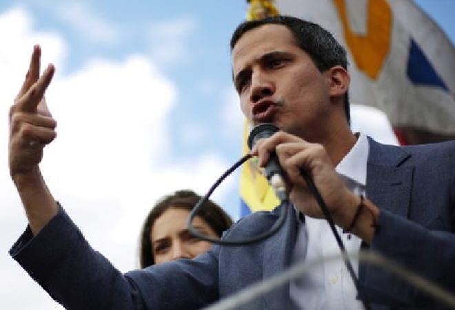 Juan Guaidó, líder da oposição venezuelana