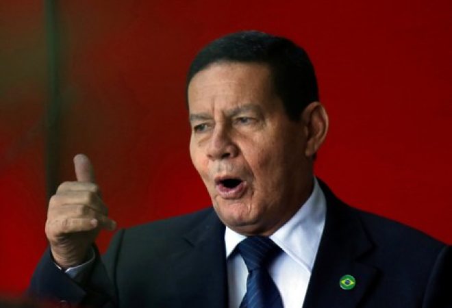Vice-presidente Hamilton Mourão em Brasília