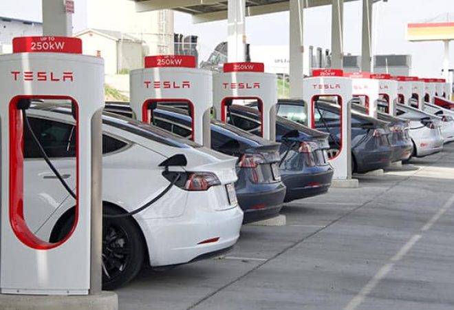 tesla carros carregadores