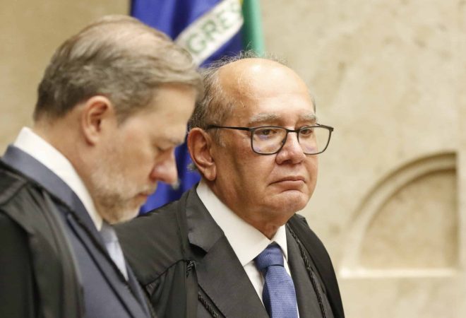 Brasília (DF), 05/12/2024 - O ministro Gilmar Mendes durante sessão do STF. Foto: Bruno Peres/Agência Brasil