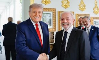 Presidentes Donald Trump e Lula durante encontro na Casa Branca. Foto: Presidência da República