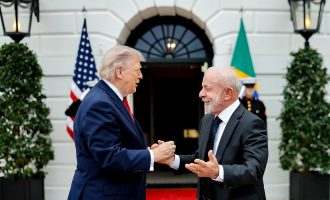 Presidente da República, Luiz Inácio Lula da Silva, durante encontro com o Presidente dos Estados Unidos, Donald Trump. Fotos: Ricardo Stuckert / PR