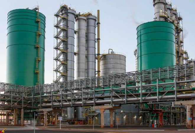Ortigueira (PR) - O presidente interino Michel Temer participa da inauguração da nova fábrica de celulose da empresa Klabin, em Ortigueira, no interior do no Paraná (Isac Nóbrega/PR)