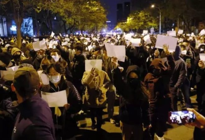 ´protesto china
